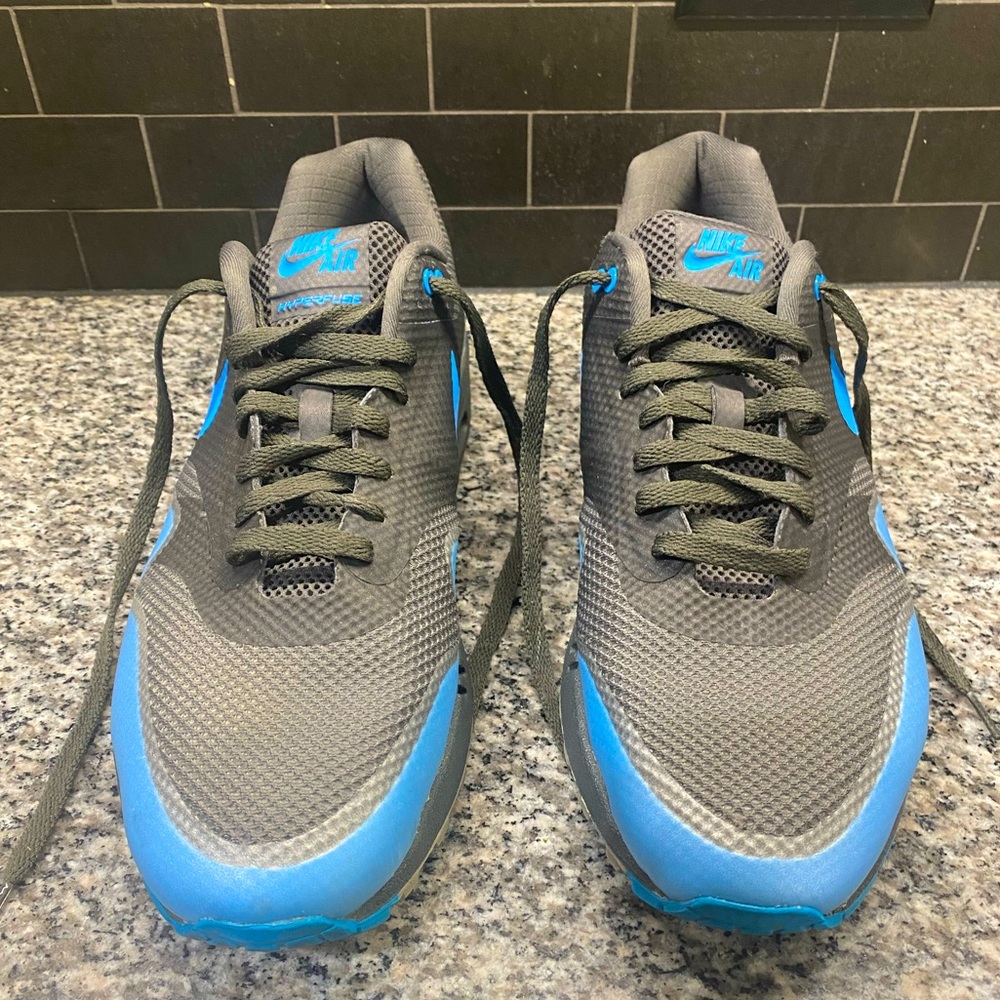 Nike Air Max 1 Hyperfuse Premium Blue Glow Men Size 14.
